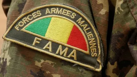 Getty Images Mali army badge