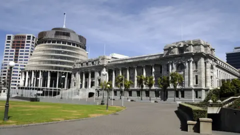 BBC New Zealand's parliament building in Wellington