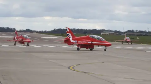 Oli Constable/BBC The Red Arrows