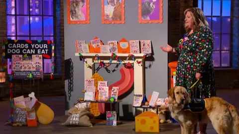 Claire Anderson Gemma Connolly and Leo the guide dog