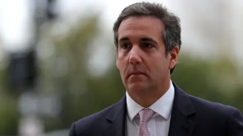 Reuters Michael Cohen, with a sad look on his face
