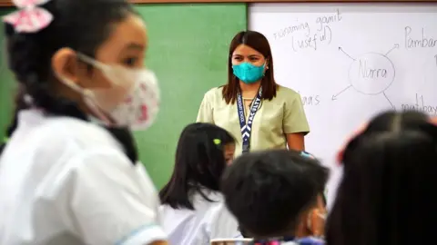 Gazette Quilang, a teacher at the school