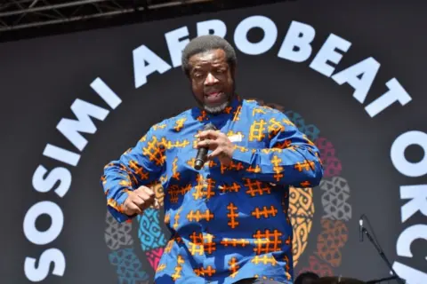 C Brandon/Redferns Man on stage dancing, 29 July