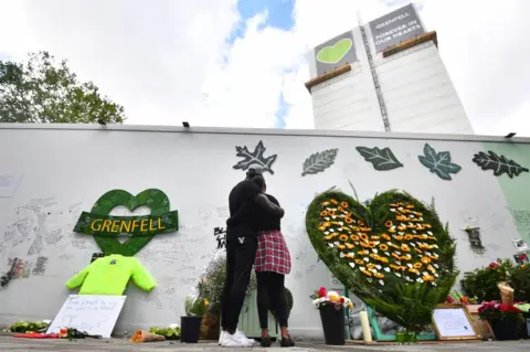 PA Media Grenfell Memorial Community Mosaic