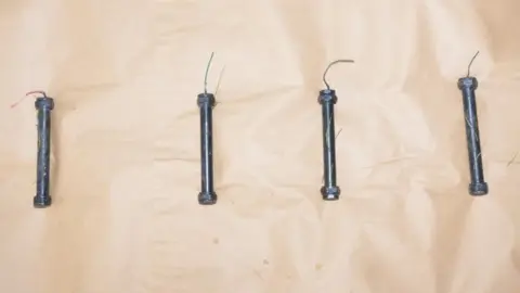 PSNI Four pipe bombs that were in the City Cemetery in Londonderry