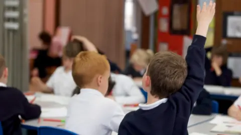 BBC children in classroom (generic)