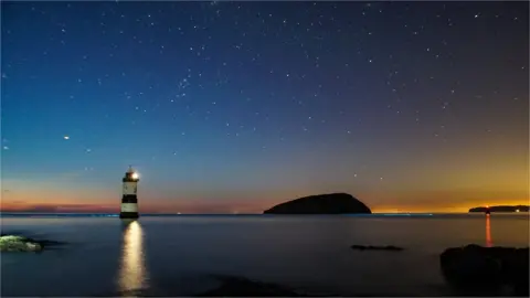 Jonathan Demery Midsummer night's dream: Jonathan Demery captured this beautiful starry night at Penmon in Anglesey