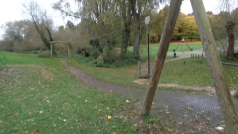 Derby City Council Zipwire at Sinfin Moor Park and Nature Reserve