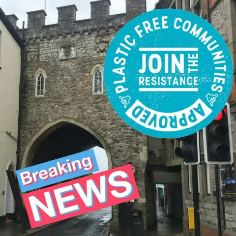Twitter/Plastic-Free Chepstow Chepstow becomes a plastic-free town