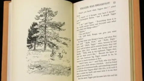 Keys Fine Art Auctioneers/PA A first edition of AA Milne"s The House At Pooh Corner from 1928