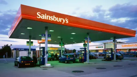 Getty Images Sainsbury's fuel station