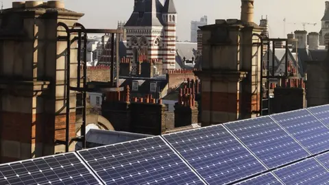 Solar Panels on the LSE roof