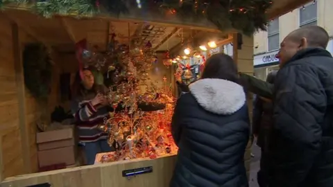 BBC Bath Christmas Market chalet