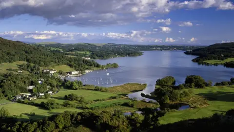 Getty Images A view of Windermere and Waterhead Bay in Ambleside in the Lake District National Park