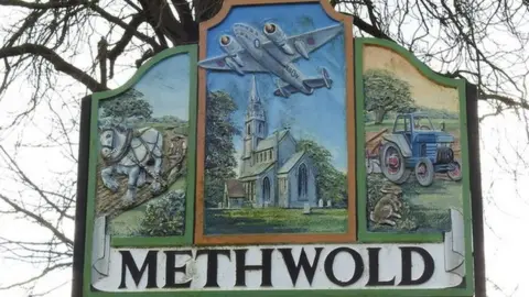 Methwold village sign