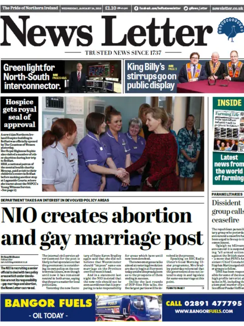 NI paper review Striking surgery and Stormont talks return