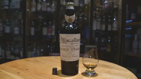 Sandro Bernasconi Bottle of 1878 Macallan which analysts say was a fake