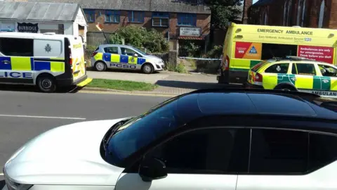 Gill Brocksom Emergency service vehicles in Skegness