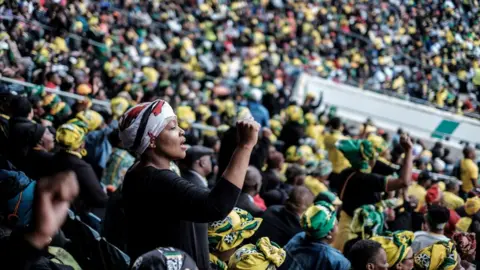 AFP Memorial service of Winnie Madikizela-Mandela at the Orlando stadium in Soweto, South Africa.