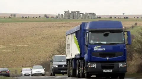 PA Media Stonehenge A303 tunnel plan