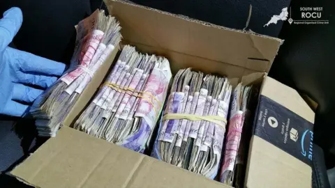 South West ROCU Cash seized from Kodak