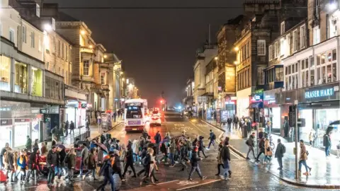 Getty Images Edinburgh street