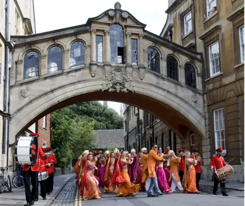Postlethwaite/REX/Shutterstock Salaam-e-Ishq film set in Oxford