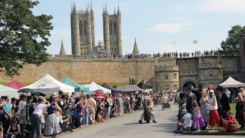 Lincolnshire County Council Steampunks in Lincoln