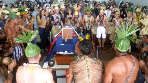 Getty Images Bruno Pereira funeral, 24 Jun 22