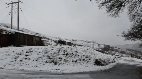 BBC Weather Watcher/ Nina Snow in Ebbw Vale