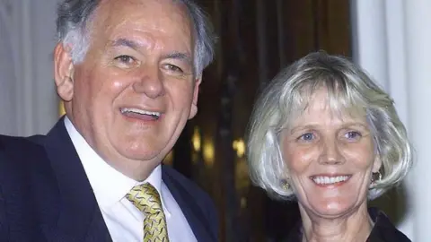 PA Michael Martin with his wife Mary, pictured in 2000