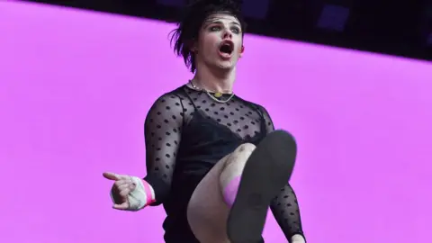 BBC Music Yungblud on stage at Leeds 2019