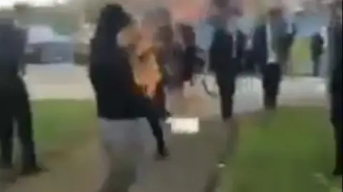 Twitter Oldham cleaver attack