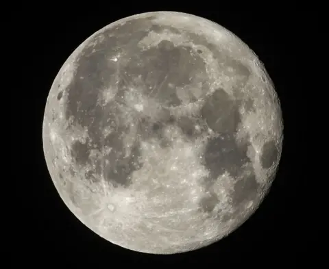 Getty Images Full moon, seen from Rome