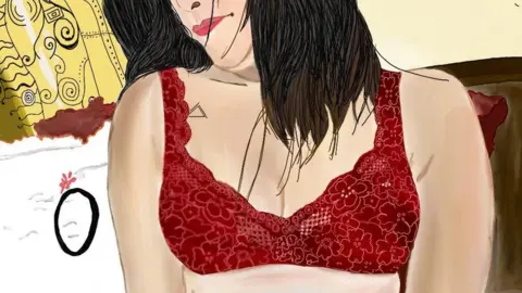 The Indian artist painting women's breast stories