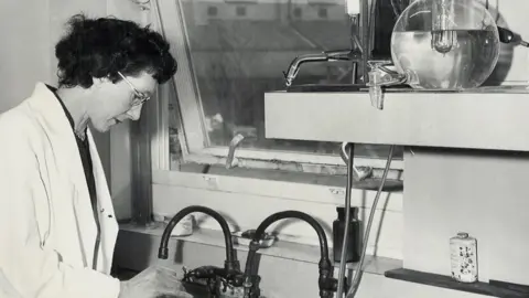 University Hospitals Birmingham NHS Trust New virus laboratory at Little Bromwich Hospital 1959