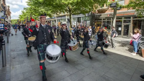 Leicester City Council Armed Forces Day parade in Leicester 2019