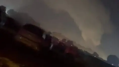 georgiabham_/Twitter Fire at Leeds