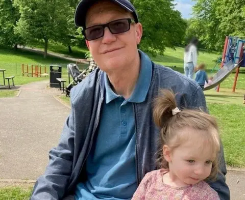 Megan Healy Brian Stapleton and one of his granddaughters