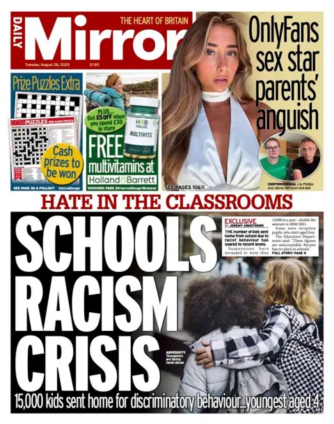 Title On the Pages in front of the Miracle Days: "Crisis racism",