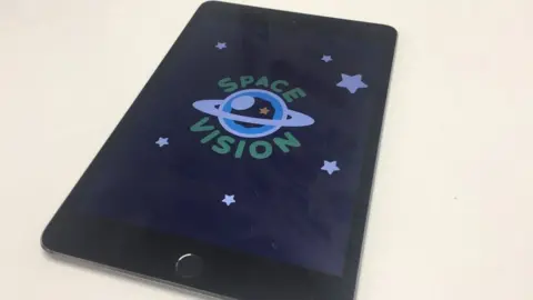 Space Vision on an iPad