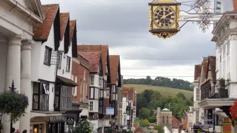 Getty Images Guildford town centre on a summer day