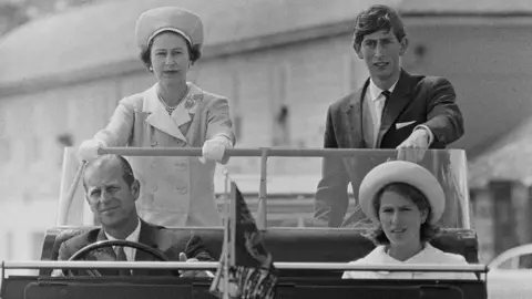 Getty Images Royal visit to Tresco in 1967