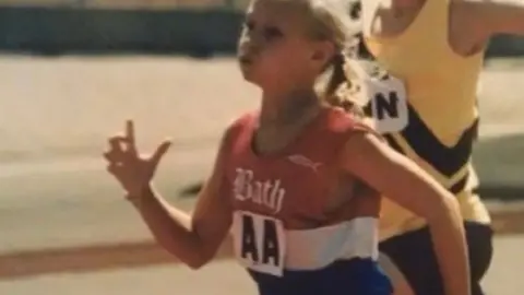 Team Bath AC Natasha Lewis running