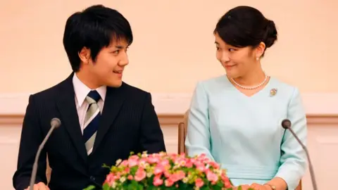 Getty Images Kei Komuro and Princess Mako