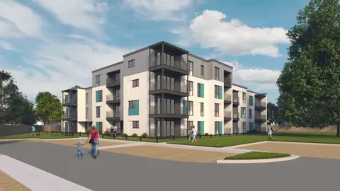 Quattro Architects New flats planned for Bridgwater