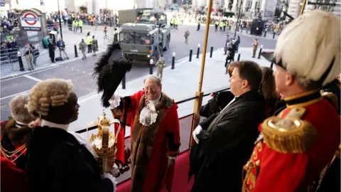 PA Media The Lord Mayor at the show