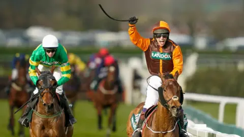 Getty Images Grand National competitors at Aintree Races