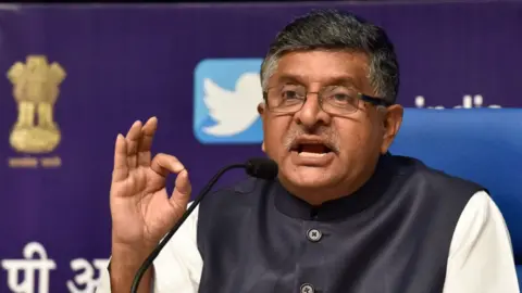 Getty Images India's IT Minister, Ravi Shankar Prasad