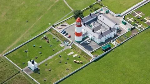 Historic England Aerial view of Souter Lighthouse